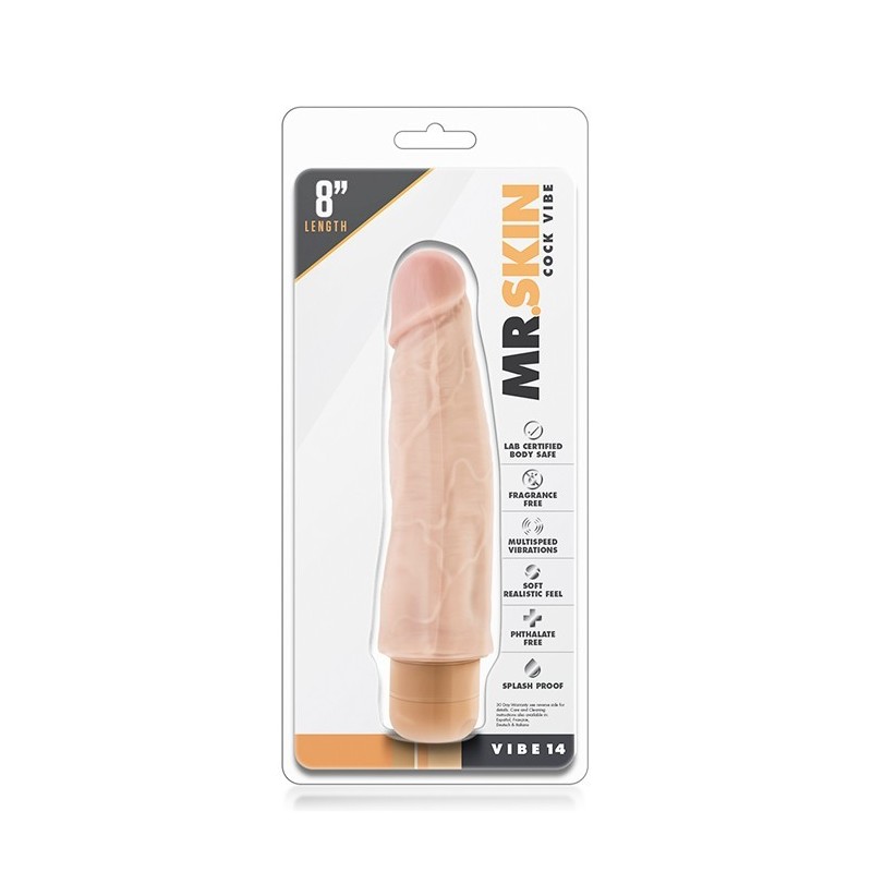 DR SKIN COCK VIBE 14 vibrador 20,3x5cm