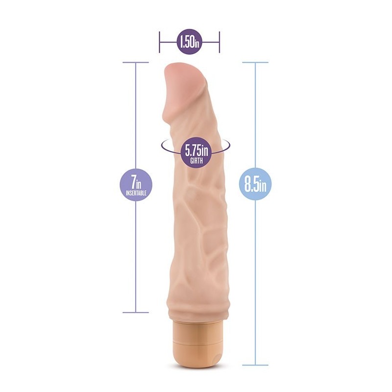 DR SKIN COCK VIBE 6 vibrador 21,5x4,5cm