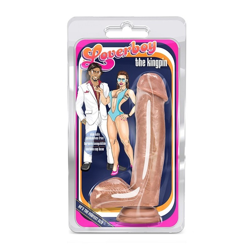 LOVERBOY THE KINGPIN dildo mulatto 17,7cm x 3,8cm