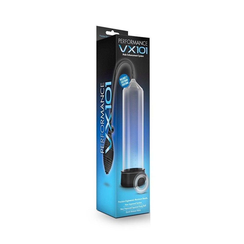 PERFORMANCE VX101 Bomba transparente de Mejora Másculina
