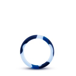 PERFORMANCE SILICONE CAMO BLEU - BAGUE SILICONE 38MM