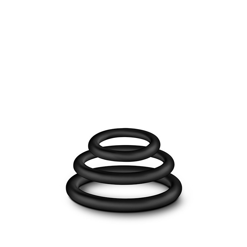 PERFORMANCE VS4 COCK RINGS 3 ANILLAS SILICONA 3,1cm-4,4cm-5cm