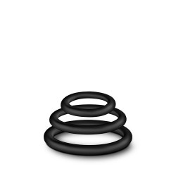 PERFORMANCE VS4 COCK RINGS 3 ANILLAS SILICONA 3,1cm-4,4cm-5cm
