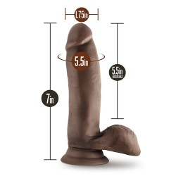 XX ELYSIUM SCHOKOLADE REALISTISCHER PENIS 17,7cm x 4,4cm