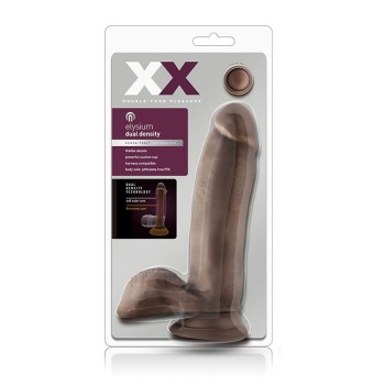 XX ELYSIUM CHOCOLATE REALISTIC PENIS 17.7cm x 4.4cm 2