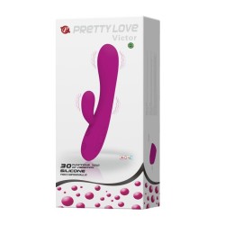 Victor Rechargeable 4 zonas de vibração e 30 modos
