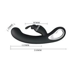 Webb Black Rechargeable 3 moteurs et 12 modes de vibration
