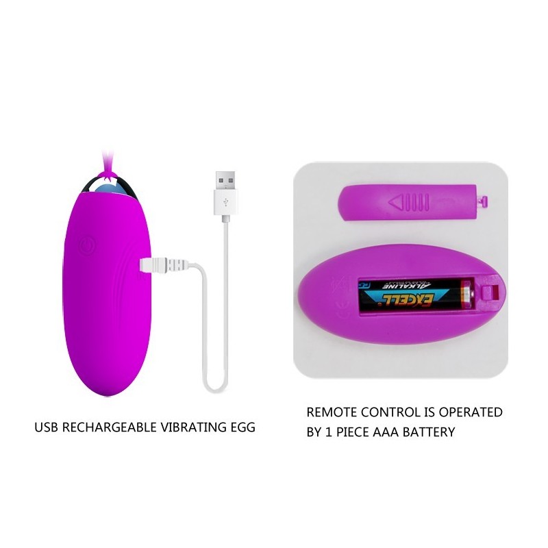 Egg Wireless Rechargeable Vibrator 12 modalità Jenny Pretty Love