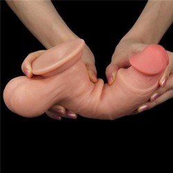 Dildo con piel Sliding Skin 19,8x4,5cm
