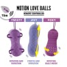 Foxy Love Balls - Rotação com bolas e Controle Remoto de Vibração Recarregável 15 metros