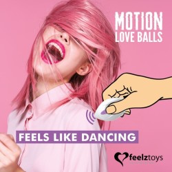 Foxy Love Balls - Rotação com bolas e Controle Remoto de Vibração Recarregável 15 metros