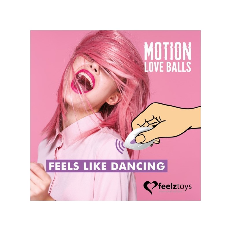 Foxy Love Balls - Rotation with balls and Rechargeable Vibration Remote Control 15 meters