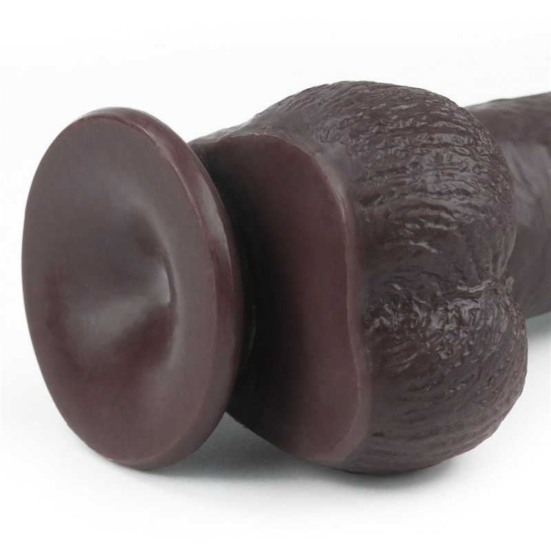 Dildo Nero con pelle - Sliding Skin 9 pollici (23x4cm)