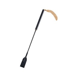 GP Premium Riding Crop Riding Crop Black - Vegan Leather - 45cm