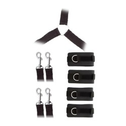GP Set Tied Bed - LUXURIOUS BED RESTRAINT CUFF SET