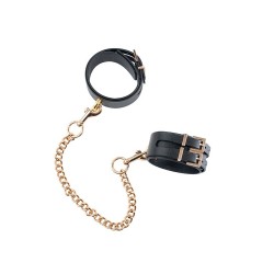 GP Premium Poltrone caviglia nero e oro - con moschettone
