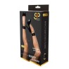 GP Premium Ankle Handcuffs Black and Gold - com Carabiner