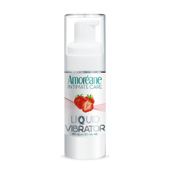 Vibrador líquido morango 30ml - Amoréane