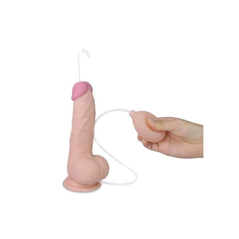 CumminG SOFTEE ejaculateur gode 20x4 cm avec testicules