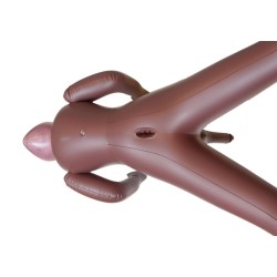 Muñeco Negro American Footballer - cara impresa - pene 20cm