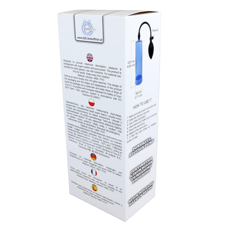Bomba Azul Power Pump para Hombre
