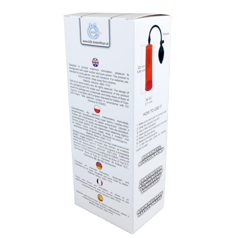 Red Pump Power Pump for Men