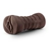 ALEXIS VAGINA BLACK WITH VIBRATION - HOT CHOCOLATE