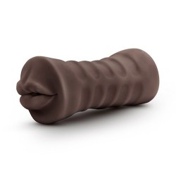 RENÉE SCHWARZER MUND MIT VIBRATION - HEISSE SCHOKOLADE