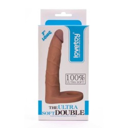Bague Dildo Ultra Soft Double 17,8x3cm