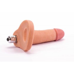 Dildo Ring mit Vibration Ultra Soft Double 14,7x3,3cm