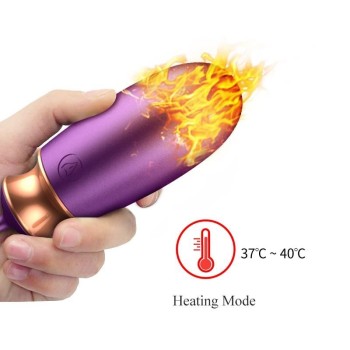 Love Egg M1-1 MORADO Control Remoto Recargable 10 modos + modo calor y Control por Voz FOXSHOW 2