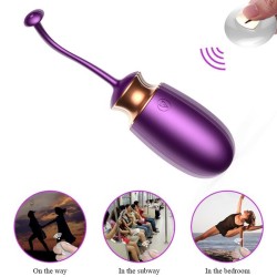 Love Egg M1-1 PURPLE Télécommande rechargeable 10 modes + mode chaleur et foxshow voice control
