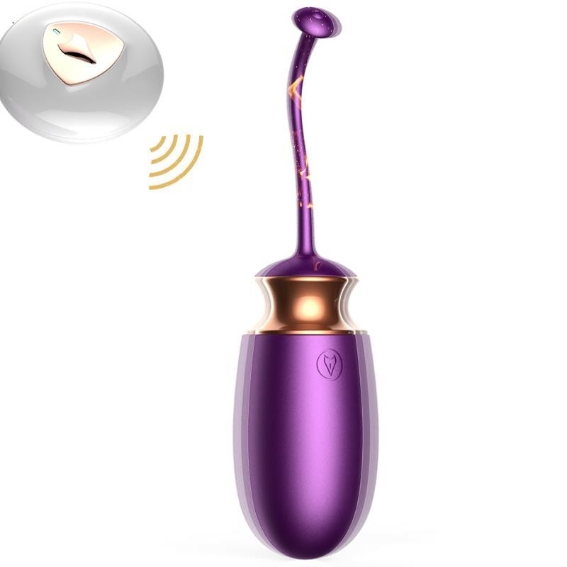 Love Egg M1-1 MORADO Control Remoto Recargable 10 modos + modo calor y Control por Voz FOXSHOW