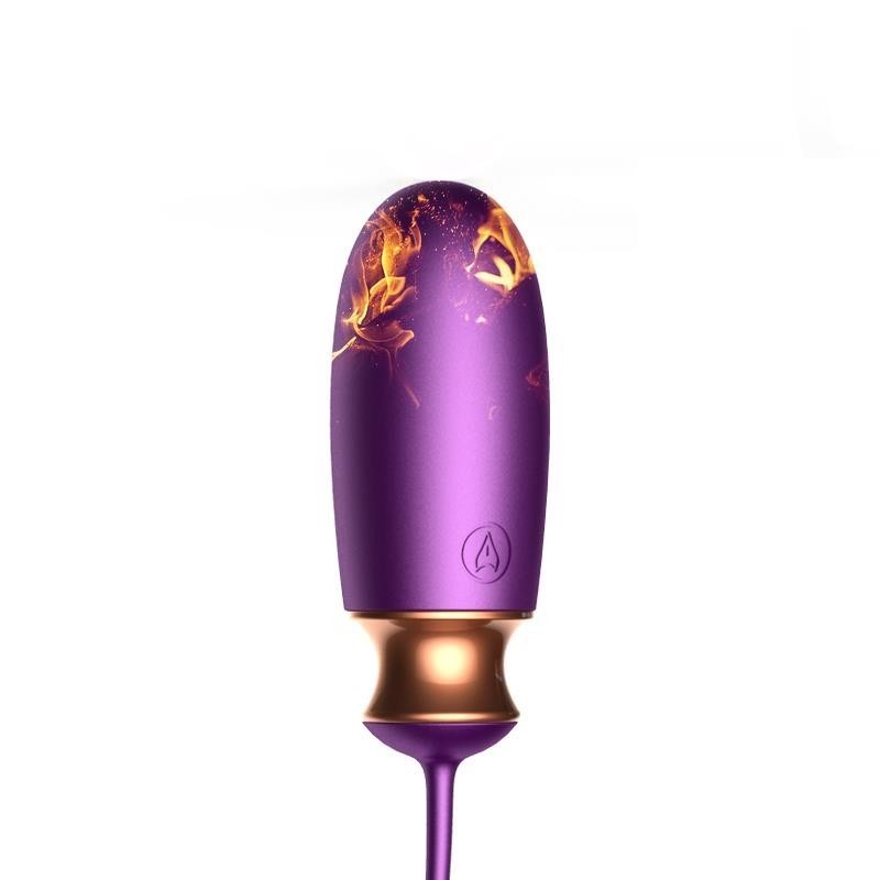 Love Egg M1-1 PURPLE Controle Remoto Recarregável 10 modos + modo de calor e Controle de Voz FOXSHOW