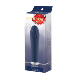 Vibromasseur spiralé rechargeable 7 modes 15.3x2.8 cm Attraction Silver Edition