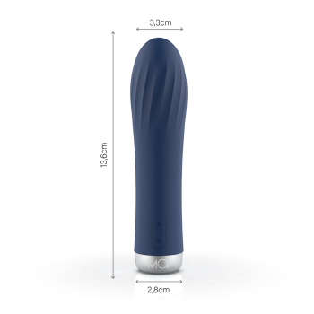 Wiederaufladbarer Spiralvibrator 7 Modi 15,3x2,8 cm Attraction Silver Edition 2