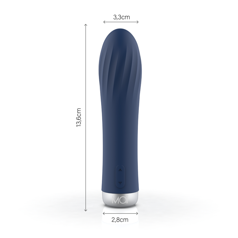 Vibrador espiral recarregável 7 modos 15.3x2.8 cm Attraction Silver Edition