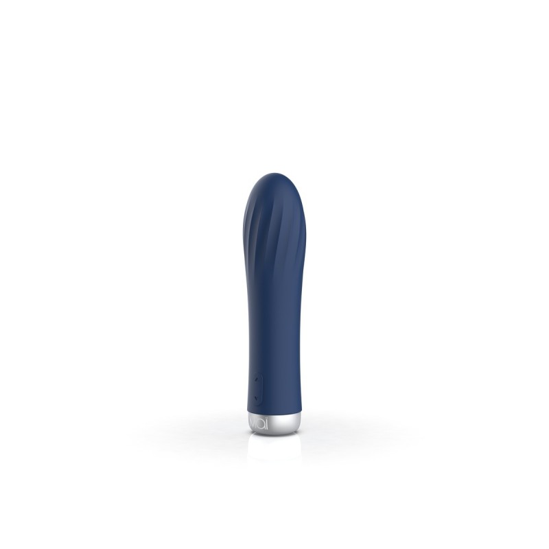 Vibromasseur spiralé rechargeable 7 modes 15.3x2.8 cm Attraction Silver Edition