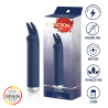 Vibrador Bunny Recargable 7 modos 15,3x2,8 cm Attraction Silver Edition