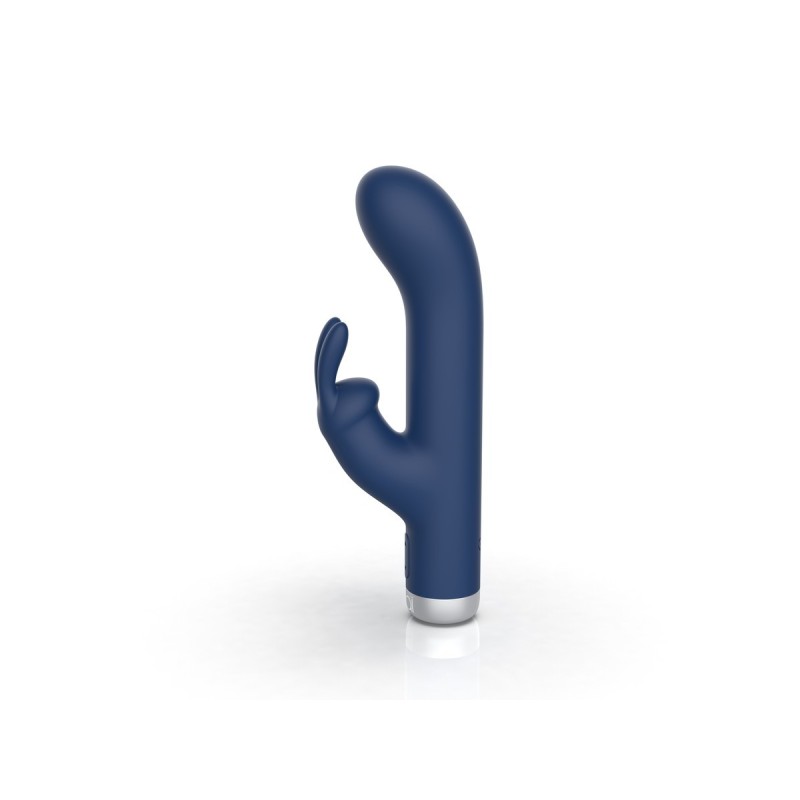 Vibrador Rabbit 2 motores Recarregáveis 7 modos 16cm Attraction Silver Edition