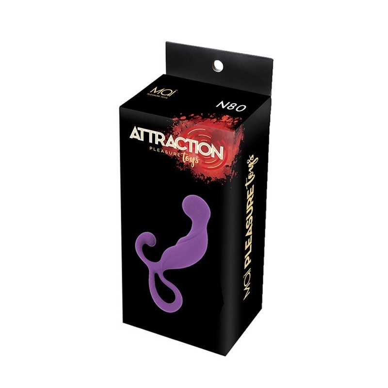 Prostatic Plug Silicone N80 Lilac 11x3,5cm