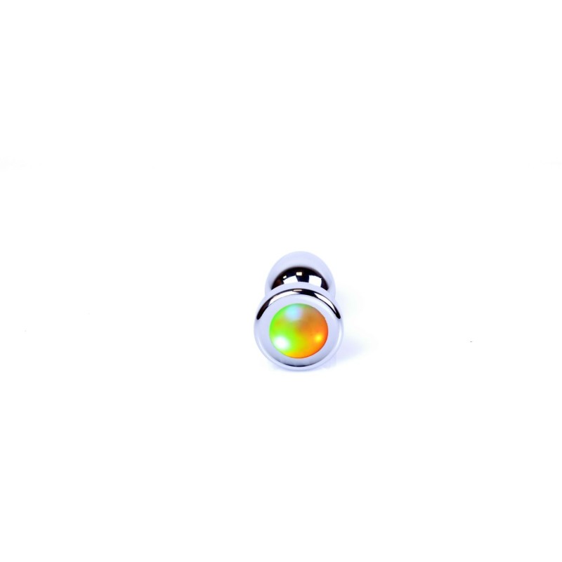 Plug Disco - Anal Jewel mit Licht - 3 Modi - Aluminium - Größe S