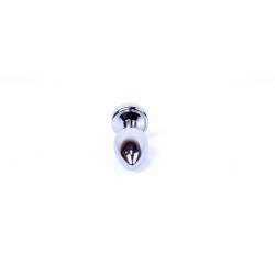 Plug Disco - Anal Jewel com luz - 3 modos - Alumínio - Tamanho S