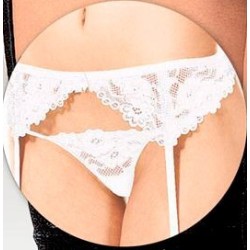 Liguero y Tanga Blanco 3309