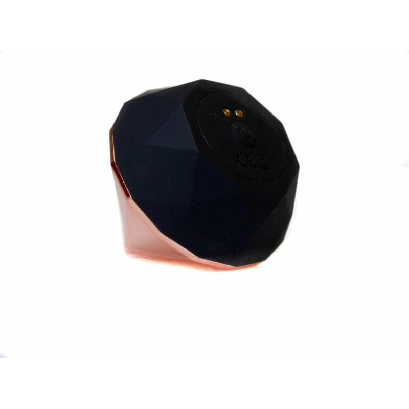 Massaggiatore di diamanti in oro rosa aspiratore ricaricabile 7 modalità di ricarica magnetica
