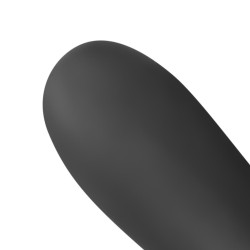 Harness Avery Remote Control - Strapless 15cm Double Vibration Black Rechargeable 10 Modes Silicone