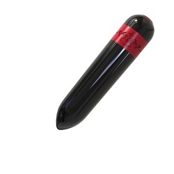 Vibrierende Bullet Rocket Black Wiederaufladbare 9 Modi 9,4x2cm