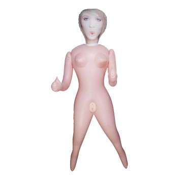 Single Girl doll - with double cyber skin masturbator - printed face 2