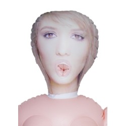 Muñeca Single Girl - con masturbador doble de cyber skin - cara impresa