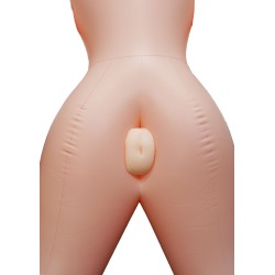 Muñeca Single Girl - con masturbador doble de cyber skin - cara impresa